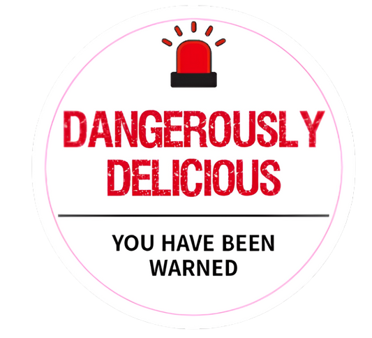 10. Dangerously Delicious Delivery Stickers 250pcs